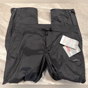 NWT✨EDDIE BAUER Weather Edge Plus - Waterproof Pants, 3 Zip POCKETS